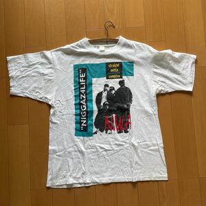 ビンテージ 90s N.W.A Tシャツ　xl niggaz4life nwa ラップT ヒップホップT Dr.Dre EAZY-E 1991