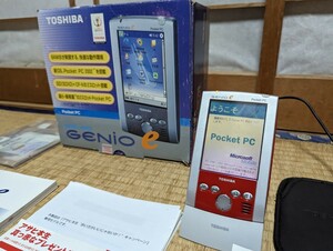 TOSHIBA Pocket PC GENIO e550X красный Asahi приз товар б/у 