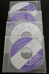 SONY VAIO PCV-LX81/BP リカバリ CD-ROM ３枚組 + アプリケーションリカバリCD １枚