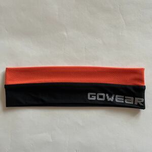 gowear cap inner hair ta- van sweat stop head wear head band sport band F made in Japan . water speed .