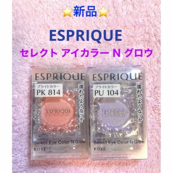 ESPRIQUE セレクト アイカラー Ｎ グロウ　２点セット　☆新品☆