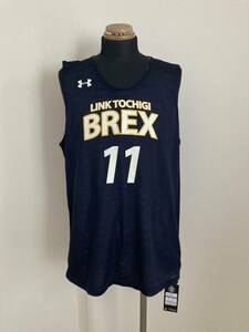 【LINK TOCHIGI BREX】タンクトップ LOOSE XL #11 TAHARA 田原隆徳 北海道 B.LEAGUE リンク栃木 リバーシブル 未使用品 送料無料