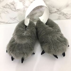 新品■FOOTNOTES キッズ スリッパ M 17-18cm ルームシューズ 怪獣 動物★ コアラ