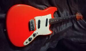 *Fender USA DUO-SONIC (MUSICMASTER MOD) 1977*Red* Vintage * восстановление &MOD товар 