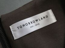 TOMORROW LAND ショートスリーブ コットン ワンピース トップス Mサイズ レディース トゥモローランド 高品質 ブラウン プルオーバー 綿_画像7