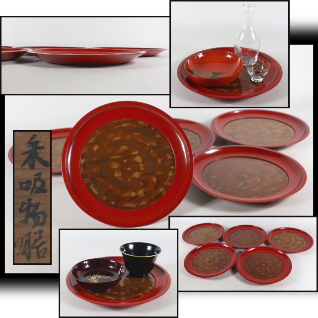 ヤフオク! -「折敷」(膳) (漆芸)の落札相場・落札価格