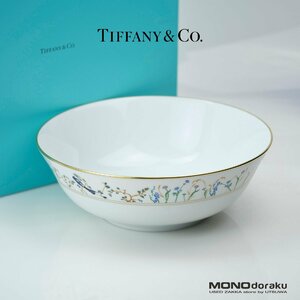 ティファニー オーデュボン Tiffany & Co. AUDUBON サービングボウル 大鉢 リモージュポーセリン 美品