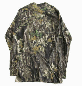 US古着 MOSSYOAK モッシーオーク 長袖 迷彩 カモフラ ポケT Tシャツ ロンT M c77