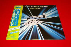 Kool & The Gang LP AS ONE 帯付き !!