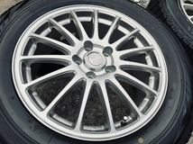 ★美品★超バリ溝 VRX★ 17インチ スタッドレス ホイール BS ブリザック 225/60R17 7J +38 5H 114.3 エクストレイル CX8 CX5 RAV4 A-1-67_画像2