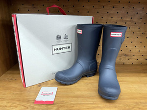 HUNTER レインブーツ 23.0cm(UK4) ネイビー WFS1000RMA レディース 長靴 ハンター WOMEN ORIGINAL SHORT 札幌市手稲区