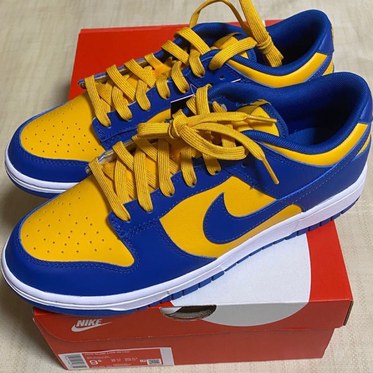 NIKE DUNK LOW UCLA 28cm 替紐付き|PayPayフリマ
