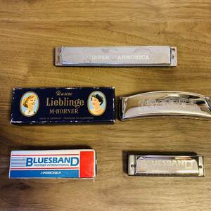 3個セット【箱付き】HOHNER ホーナー Unsere Lieblinge HOHNER bluesband suzuki winner harmonica ハーモニカ