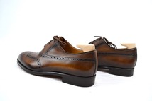 新品 BERLUTI Classic Dune Leather Oxford Brun ベルルッティ クラシック デューン レザー オックスフォード ブラウン サイズ8_画像7