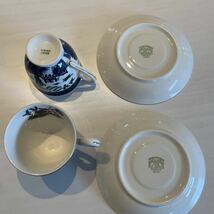 ニッコー カップ&ソーサー コーヒーカップ 山水　デミタスカップ ヴィンテージ　WEDGWOOD ペア　セット_画像3