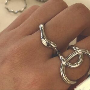 design ring (stainless)(人差し指)