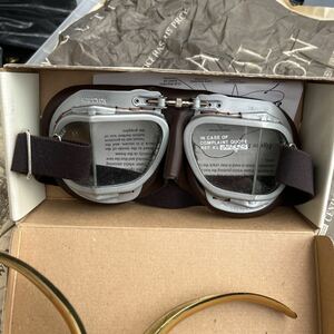  Hal Zion HALCYON BS4110XAmeido in England PATENTregDESIGN Old Vintage goggle free shipping Brown value goods 