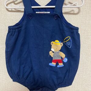 ファミリア 旧タグ レア ダルマオール ロンパース 70