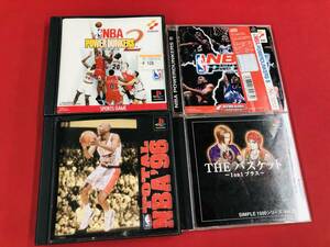 NBAパワーダンカーズ 2 5 トータルNBA'96 THE バスケット 即落札！！ 4 本 セット 帯 付