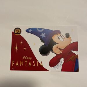 ★即決１～９枚★ＪＡＬ　日本航空　ポストカード　ディズニー　disney fantasia 80