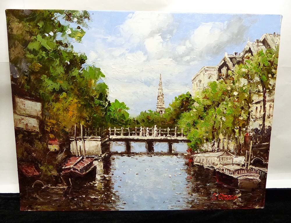 まとめ買いがお得 F6 油絵「山湖」正月姥子より ´62 絵画 - tgaragebd.com