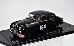 【イクソ】1/43 ジャガー MK.Ⅶ #164 R.Adams/F.Biggar 1956年 モンテカルロラリー優勝車 (商品№ RAC237 )ダイキャスト製のミニカー