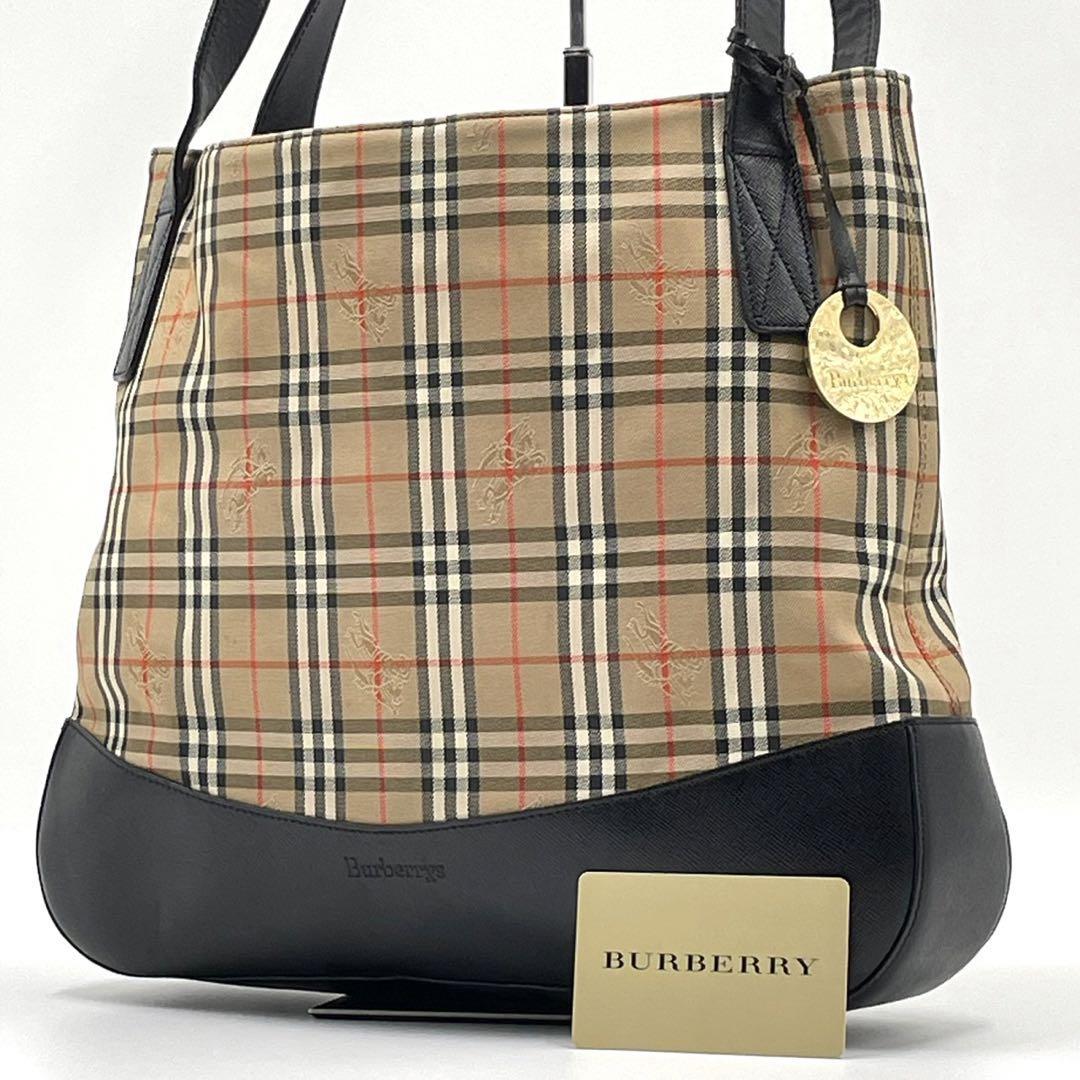 BURBERRY バーバリー チェック柄 ショルダーバッグ トートバッグ