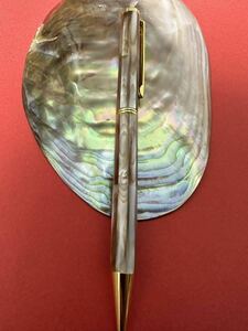 ボールペン　天然貝殻　アワビ貝　パールシェル　白蝶貝殻　黒蝶貝殻手作り　数量限定7