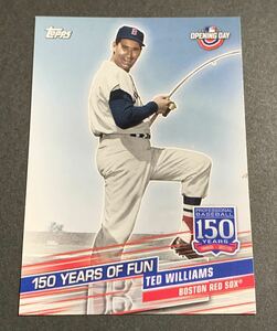 2019 Topps Opening Day 150 Years of Fun Ted Williams YOF-4 Red Sox MLB テッド・ウィリアムズ レッドソックス　インサート　トップス