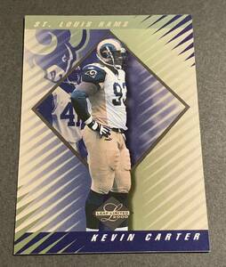 2000 Donruss Leaf Limited Kevin Carter /5000 49 Rams NFL ケビン・カーター 5000枚限定　シリアル　ラムズ