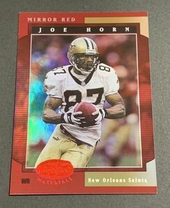 2001 Donruss Leaf Certified Materials Joe Horn /75 50 Saints NFL ジョー・ホーン 75枚限定　シリアル　セインツ