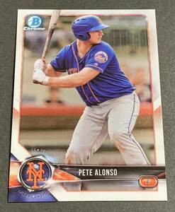 2018 Bowman Chrome Pete Alonso BCP137 Mets MLB ピート・アロンソ　メッツ　トップス