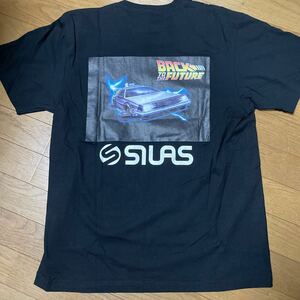 サイラス SILAS メンズ バックトゥザフューチャー Tシャツ 映画　デロリアン　オフィシャル　コラボ　BACK TO THE FUTURE