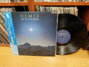 国内　帯付き　美盤　obi Demis Attitudes 28PP66 PHILIPS