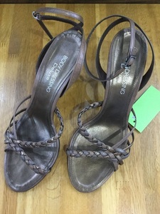  Body Dressing Deluxe metallic Brown sandals size 24.5