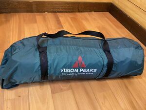 VISION PEAKS 2人用　スクエア ドーム 200 VP3111002 200cm×200cm×130cm(H) インナーテント床面サイズ　約3.3kg ポール　ペグ