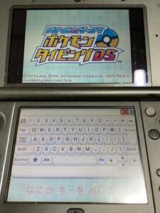 DS用ソフト バトル&ゲット！ポケモンタイピングDS 動作確認済み