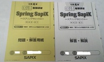 サピックス ＳＡＰＩＸ＊春期講習・スプリング サピックス＊４年 小４＊国語／全４回 完全版＊２０１８年._画像3