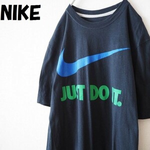 【大人気】NIKE ナイキ デカロゴトTシャツ ブラック USサイズS アメリカ買付品/514