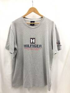 Tommy Hilfiger トミーヒルフィガー 半袖Tシャツ グレー メンズ Mサイズ 23071401