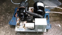 パナソニック 400w冷凍機水冷式 R404A 200v 2012年製_画像1