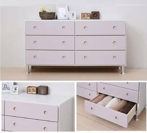  new goods chest arrangement chest of drawers sliding rail attaching drawer / adjuster with function legs / new . finding employment one person living .. moving one person part shop / is possible to choose 2 type x 3 color 