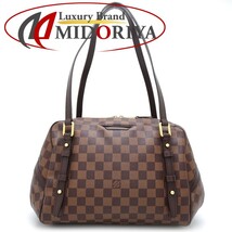 ルイ・ヴィトン・ダミエ LOUIS VUITTON リヴィントンGM N41158 ショルダーバッグ エベヌ / 350518【中古】_画像1