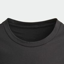送料無料 新品 adidas 半袖 Tシャツ キッズ ジュニア 130cm ブラック　税込2,189円_画像3