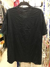 NEIL BARRETT ニールバレット ソリッド Tシャツ Vネック 無地 半袖 綿 黒 L【ネコポス可能】_画像3