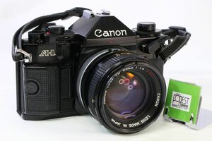 【同梱歓迎】実用■Canon A-1 ボディ＋50mm F1.4 S.S.C■シャッター全速・露出計完動・鳴きなし・割れなし・日付機能未確認■3630