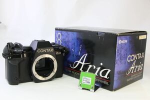 【同梱歓迎】実用■Contax Aria ボディ■シャッター全速・露出計完動■元箱付き■176