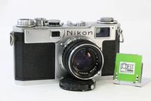 【同梱歓迎】実用■ニコン Nikon S2 + NIKKOR-H 5cm F2■シャッター全速完動■1308_画像1