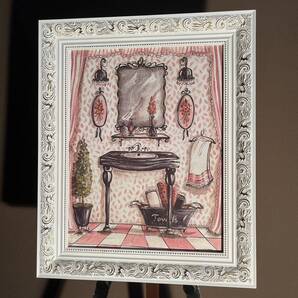 プリントアート Wash basin 絵画 額付き インテリア