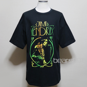 アメリカ購入 新品デッドストック Jimi Hendrix ジミヘンドリックス グラフィックＴシャツ 黒 2XL